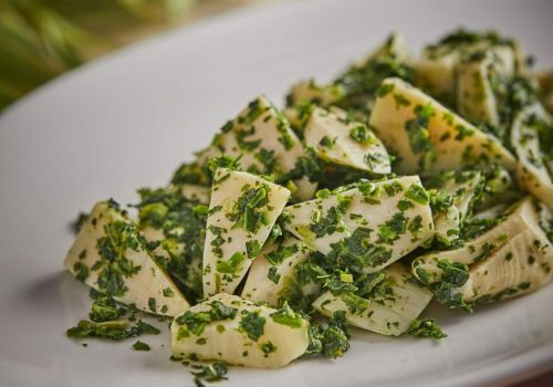 Sautéed Shepherd's Purse with Bamboo Shoot